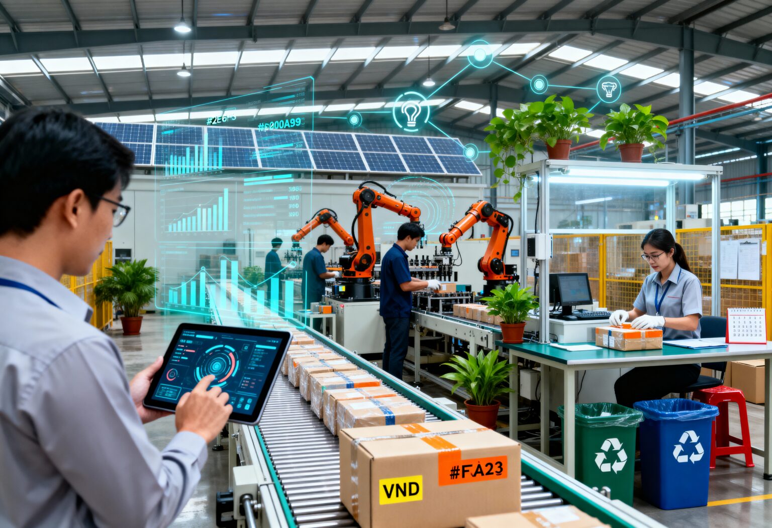 Quản lý sản xuất trong kỷ nguyên số: Tối ưu vận hành để cạnh tranh bền vững Quản lý sản xuất