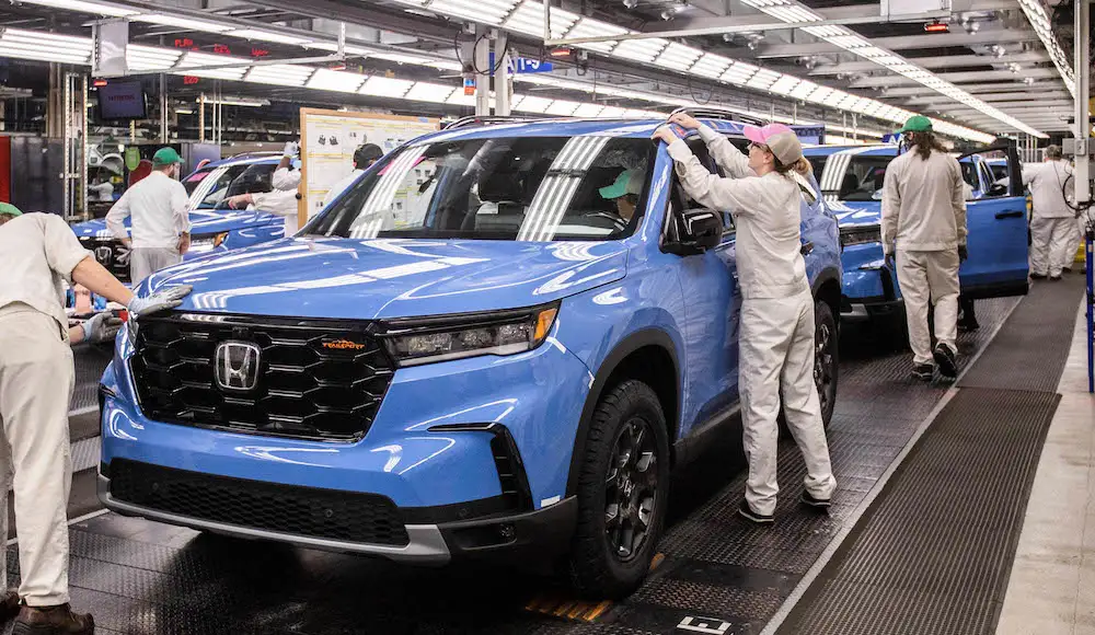 Honda áp dụng JIT trong hệ thống sản xuất