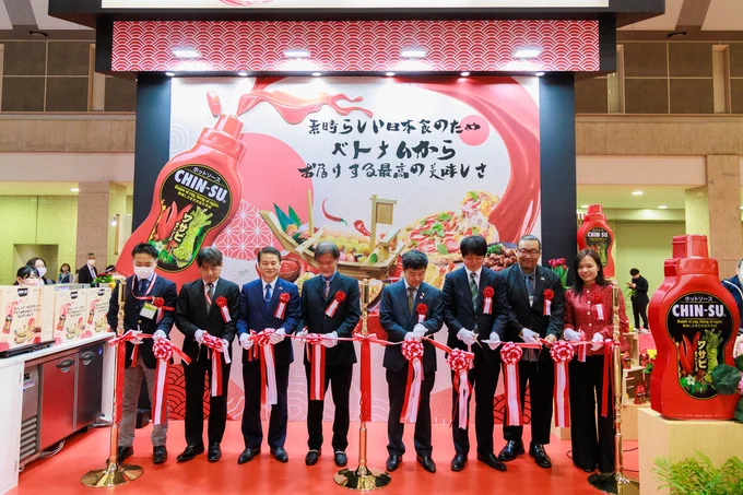 Hình ảnh tại sự kiện tung hàng Chinsu tại Foodex