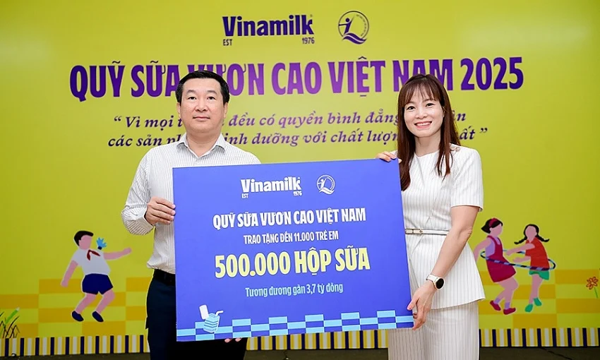 Quỹ Sữa Vươn Cao Việt Nam thành lập từ 2008